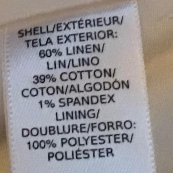 Loft white linen shorts - Picture 4 of 4